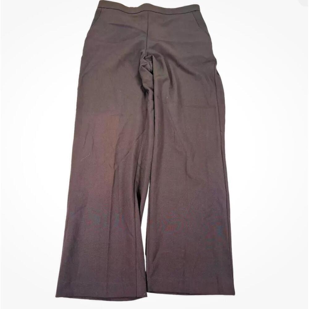 NWT Sag Harbor Womens Brown Stretch Waist Dress Pants 8